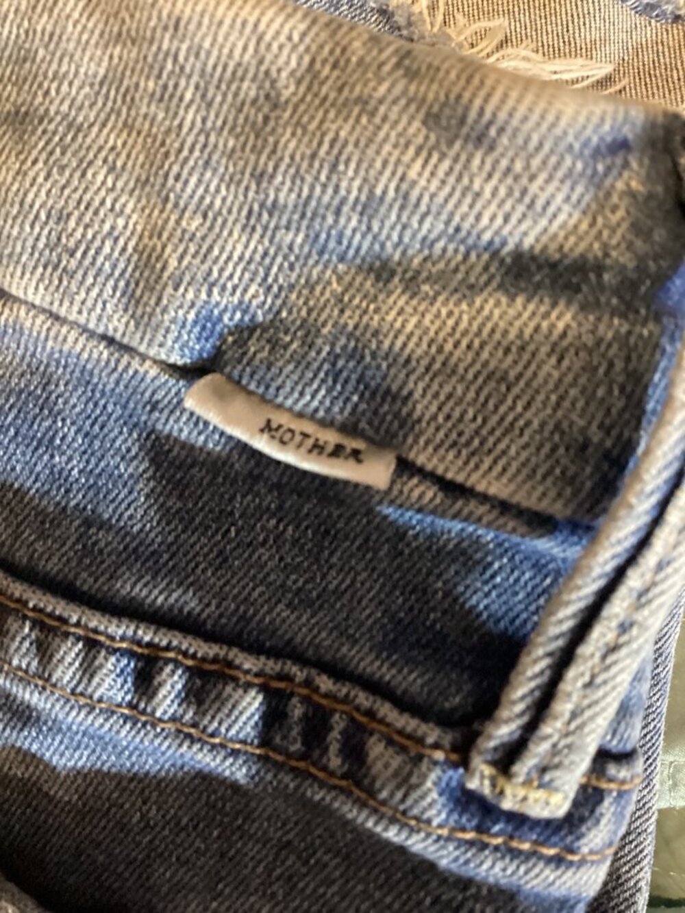Mother Denim The Looker Ankle Step Fray Blue Jeans*Exposed Secret Sister*Size 28 - Picture 8 of 8